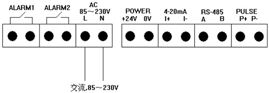 煙氣流量表交流電接（jiē）線圖（tú）