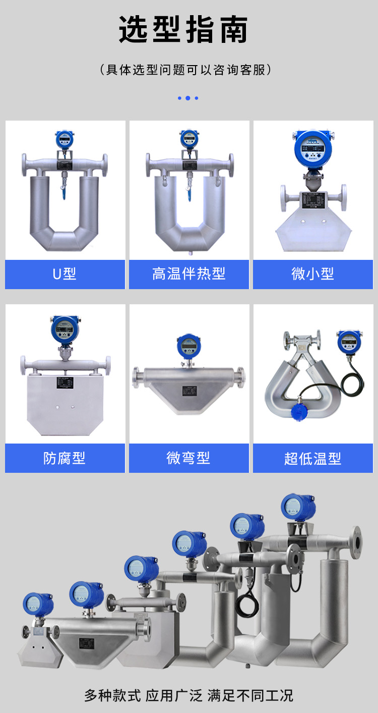 氮（dàn）氣質（zhì）量流量計產品分類圖