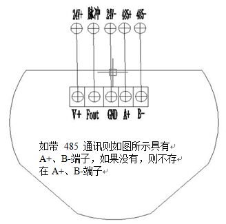 電池供電渦輪流量計接（jiē）線圖