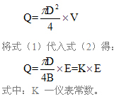 智能型汙水流量計工作原理公式